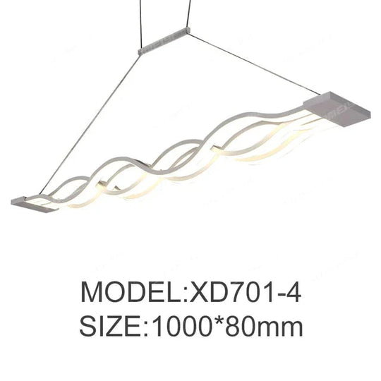 Novelty Led Pendant Light For Kitchen Dining Room White Lamp Coffee House Bedroom Suspension