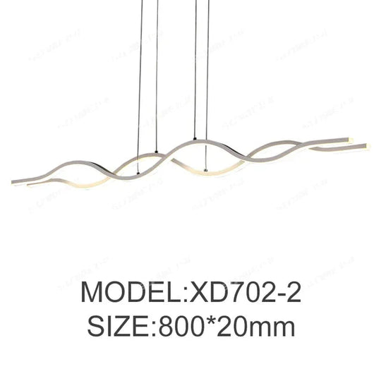 Novelty Led Pendant Light For Kitchen Dining Room White Lamp Coffee House Bedroom Suspension