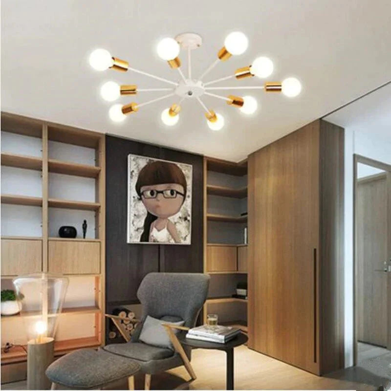 Fashion Modern Lamps Led Pendant Lights Indoor Lighting Gold Electropla Living Dining Room Bedroom