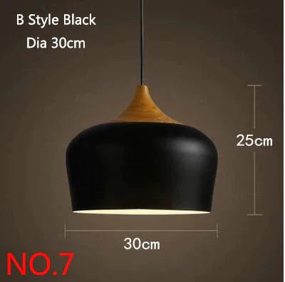 Livewin Led Hanglamp Vintage Loft Pendant Lights/Pendant Lamps Aluminum Suspension Luminaire Wood