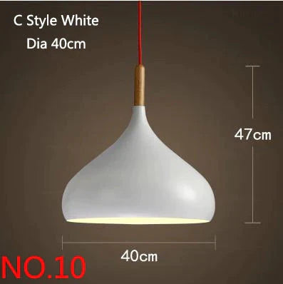 Livewin Led Hanglamp Vintage Loft Pendant Lights/Pendant Lamps Aluminum Suspension Luminaire Wood