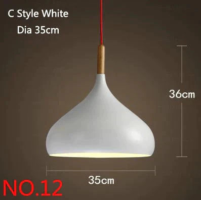 Livewin Led Hanglamp Vintage Loft Pendant Lights/Pendant Lamps Aluminum Suspension Luminaire Wood