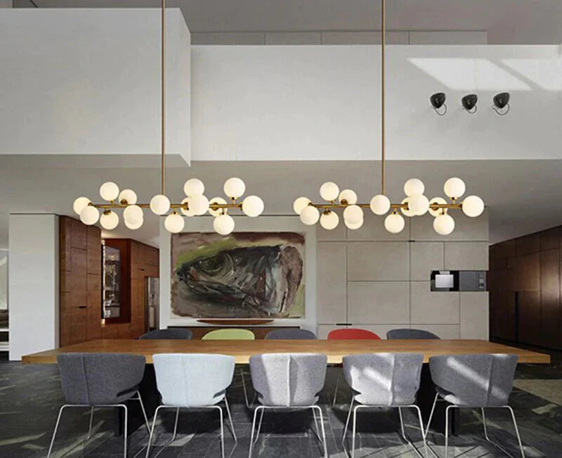 Gold/Black Magic Bean Led Pendant Lights For Dinning Vintage Loft Hanging