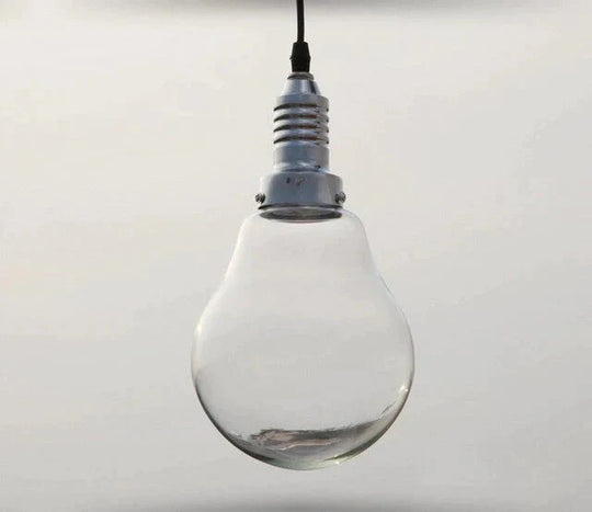 Loft Modern Art Deco Hanging Clear Glass Crystal Lamp Shade Staircase Pendant Led Gu10 Lights
