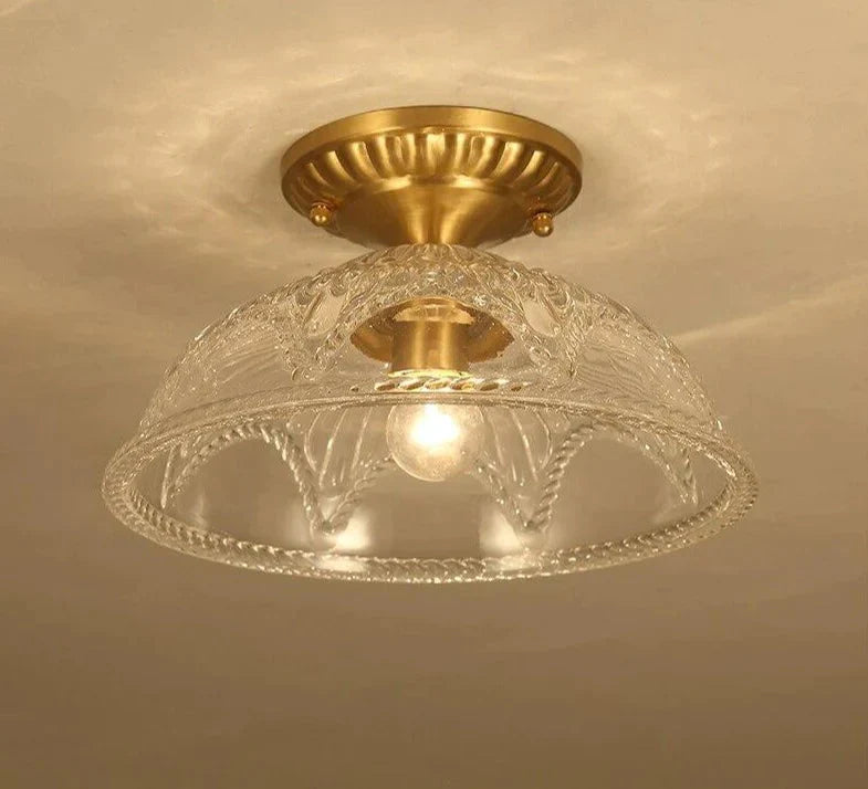 Nordic Luxury Led Pendant Lights Foyer Bedroom With Glass Shade Plafon Led Vintage Lamp Modern