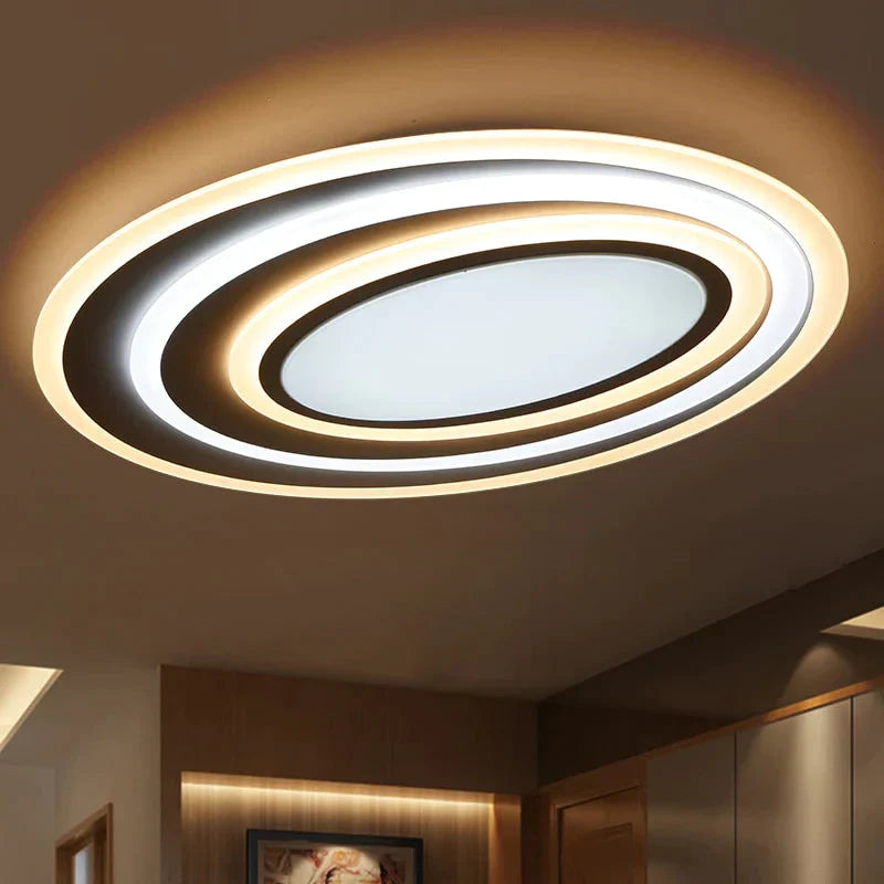 Dimming + Remote Control Modern Led Ceiling Lights For Living Room Bedroom 3 Color Temperature New