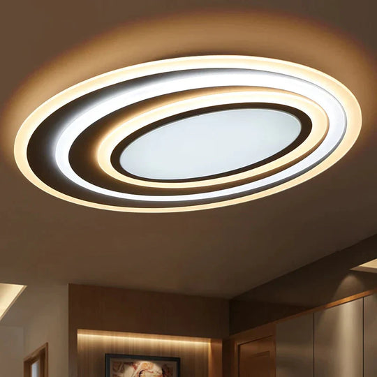 Dimming + Remote Control Modern Led Ceiling Lights For Living Room Bedroom 3 Color Temperature New