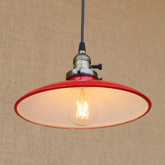 Vintage Hanging Light Modern Led Colorful Iron Pendant Lamp American Loft Style Bar/Restaurant