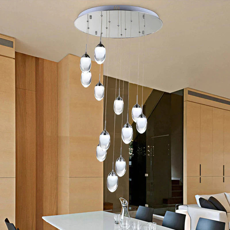 Modern Led Pendant Lights Fashion Lamps Indoor Home Decoration Lighting Stairs Light Warm