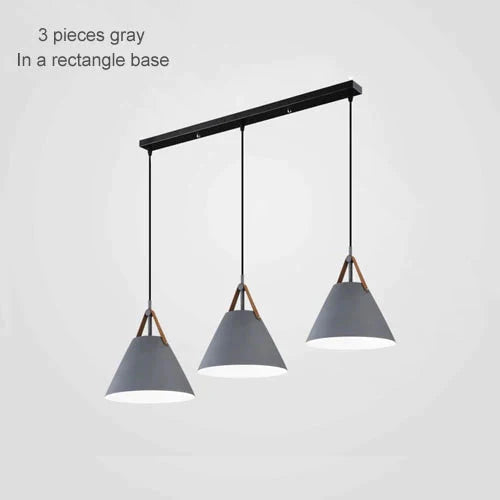 Nordic Restaurant Pendant Lights Led Handlamp Indoor Dinning Room Lamp Home Lighting Single - Three