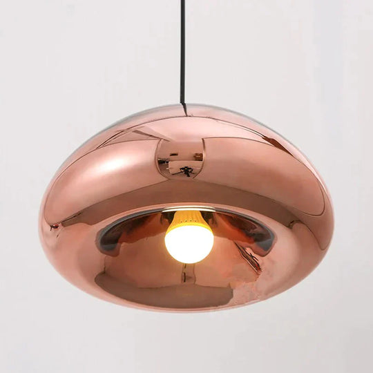 Art Deco Modern Novelty Glass Pendant Light Led E27 With 3 Colors For Parlor Bedroom Dining Room
