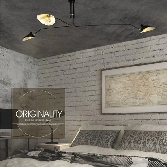 Modern Multi Heads Nordic Retro Pendant Lamps Stores Restaurants Designer Creative Light For
