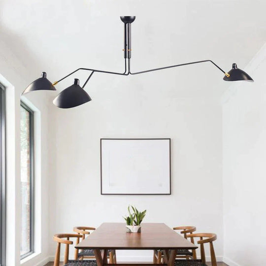 Modern Multi Heads Nordic Retro Pendant Lamps Stores Restaurants Designer Creative Light For