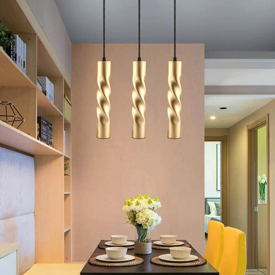 Cylinder Pipe Pendant Lights Kitchen Island Dining Room Bar Counter
