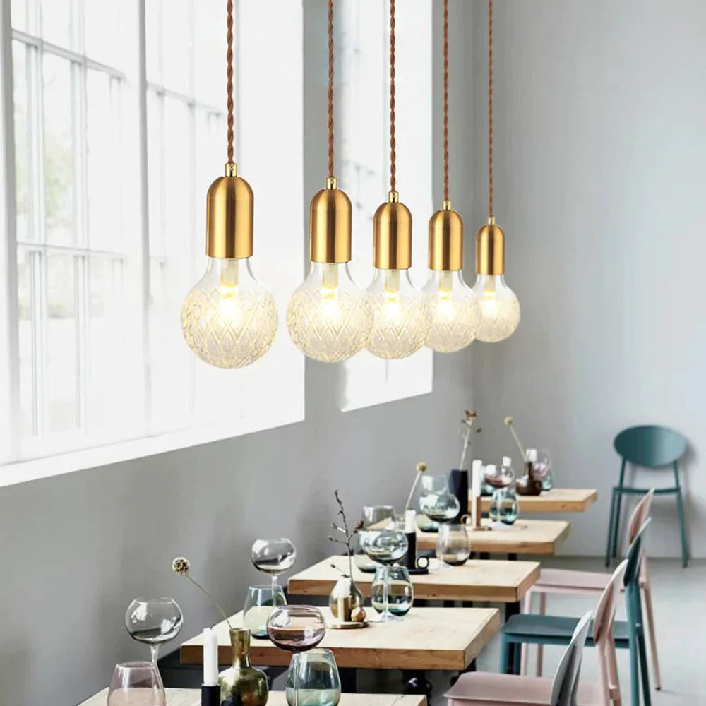 Modern G9 Led Pendant Lights Crystal Glass Handlamp Nordic Lamps For Living Room/Restaurant/Home