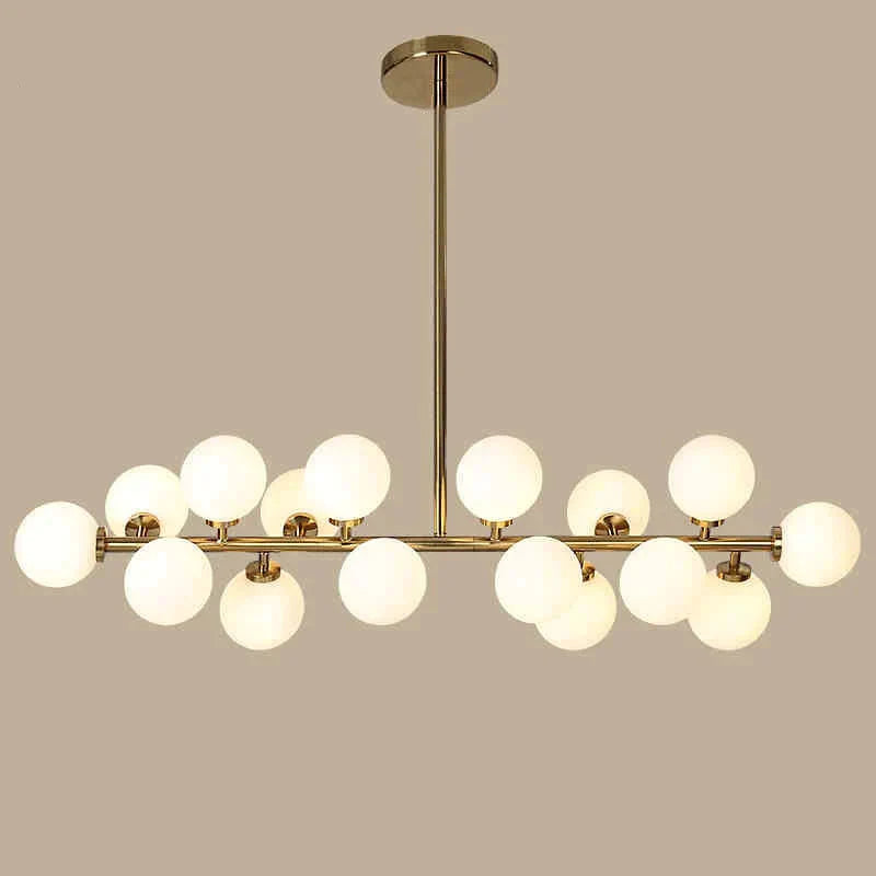 Gold/Black Magic Bean Led Pendant Lights For Dinning Vintage Loft Hanging