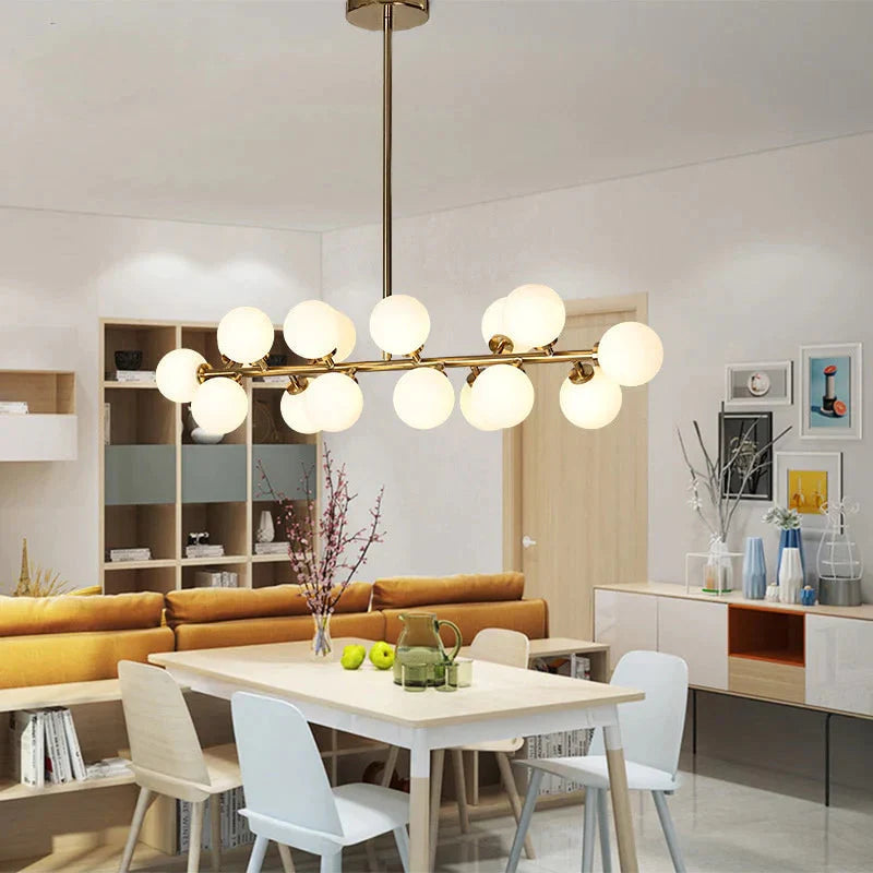 Gold/Black Magic Bean Led Pendant Lights For Dinning Vintage Loft Hanging