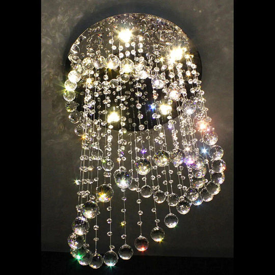 Royal Europe Loft Chandelier With Gu10 5 Lights Crystals Classical Lamps For Bedroom Hotel Lobby