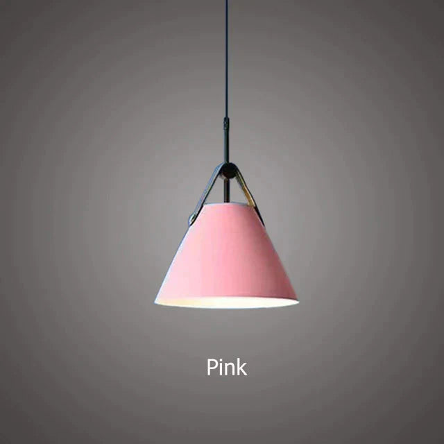 Nordic Simple Black White Pendant Light E27 Led Modern Hanging Lamp For Bedroom Living Room Hotel