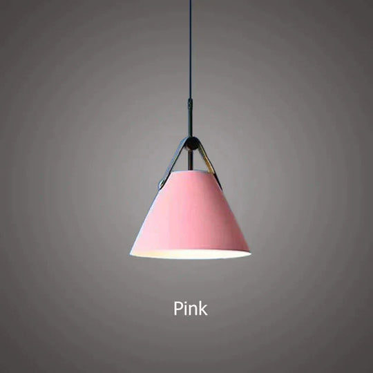 Nordic Simple Black White Pendant Light E27 Led Modern Hanging Lamp For Bedroom Living Room Hotel