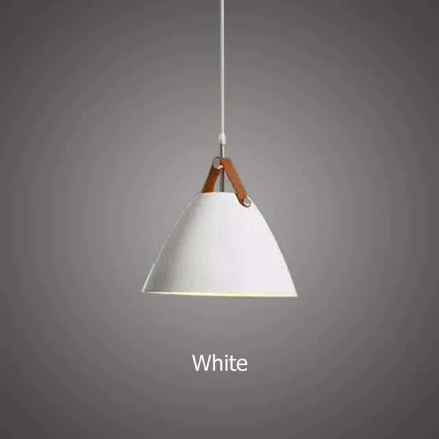Nordic Simple Black White Pendant Light E27 Led Modern Hanging Lamp For Bedroom Living Room Hotel