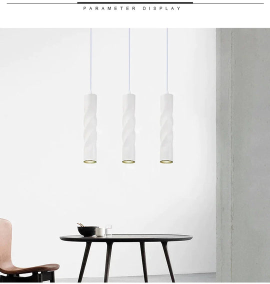 Cylinder Pipe Pendant Lights Kitchen Island Dining Room Bar Counter