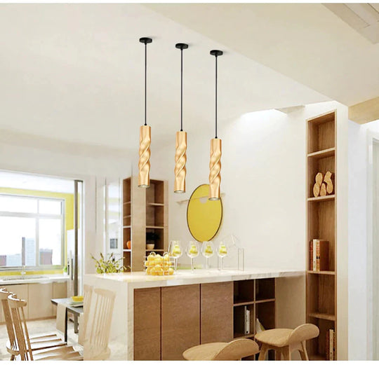 Cylinder Pipe Pendant Lights Kitchen Island Dining Room Bar Counter