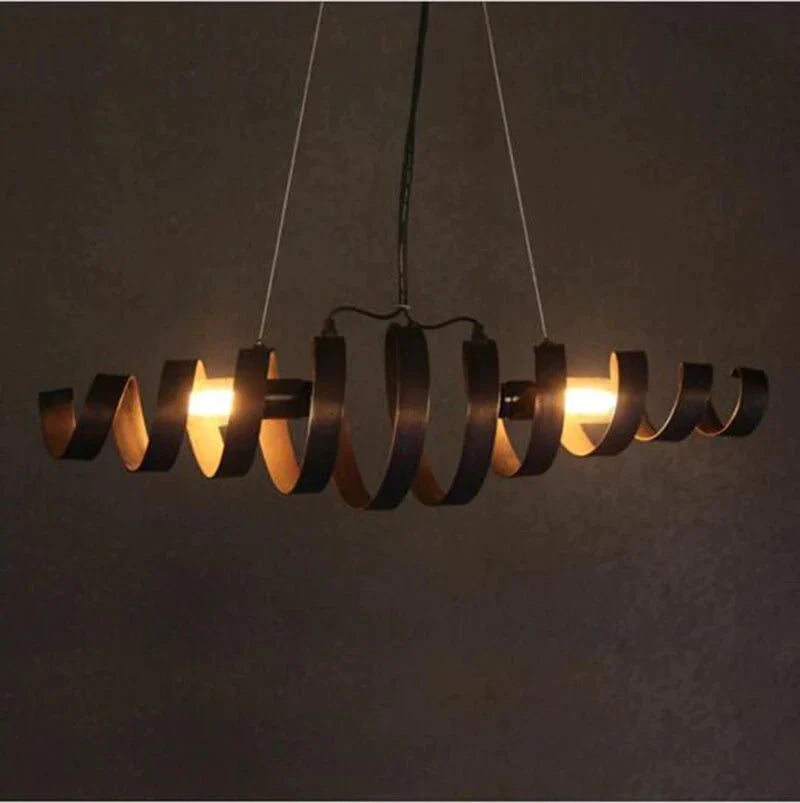 Rocco - Retro Vintage Spiral Spring Industrial Hanging Pendant Light