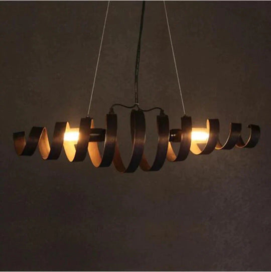Rocco - Retro Vintage Spiral Spring Industrial Hanging Pendant Light