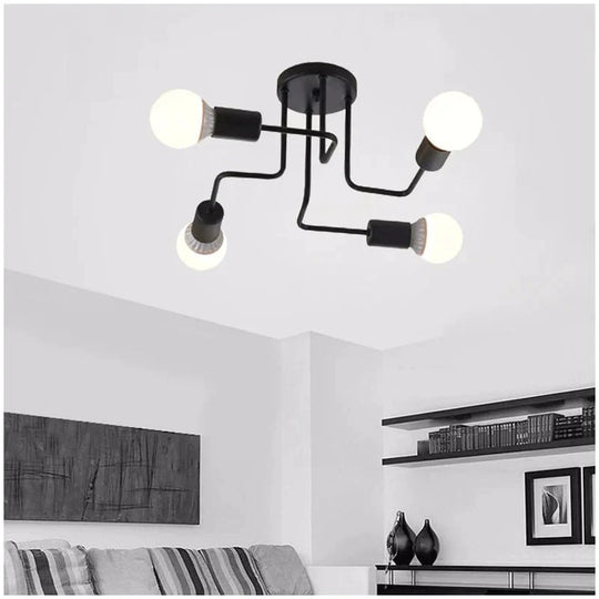 Vintage Ceiling Lights Iron Personality For Living & Bed Room