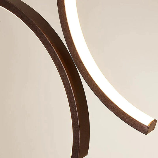 Aluminum Modern Led Pendant Light White/Coffee Led Lamp For Dining Room Living Bedroom Lighting