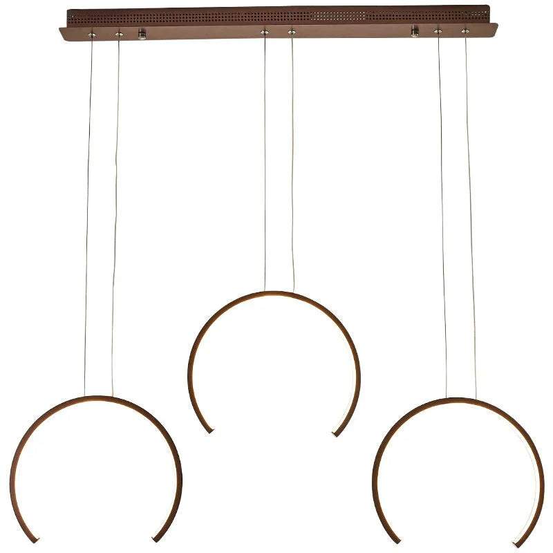 Aluminum Modern Led Pendant Light White/Coffee Led Lamp For Dining Room Living Bedroom Lighting