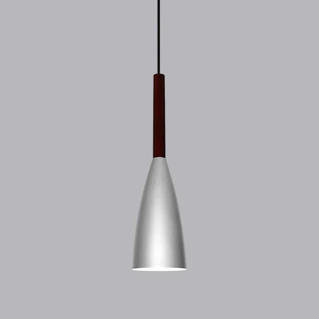 Nordic Minimalism Droplight E27 Aluminum Wood Pendant Lights Home Restaurant Decor Lighting Lamp