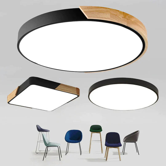 Ultra - Thin Led 5Cm Ceiling Light Modern Lamp Surface Mount Flush Panel Remote Control For