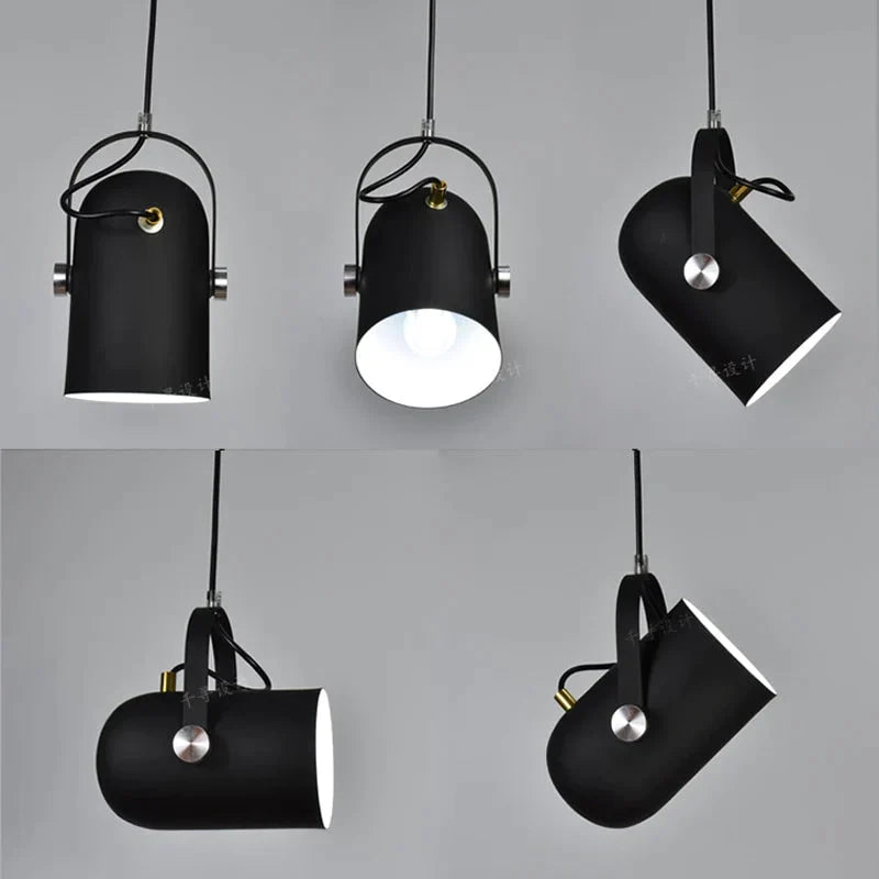 Nordic Minimalism Droplight Angle Adjustable E27 Small Pendant Lights Home Decor Lighting Lamp And