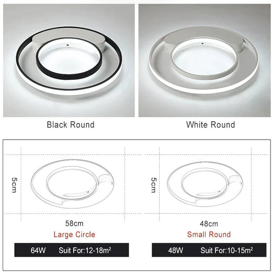 Bedroom Lamp Ceiling Around For Plafond Home 5 - 15Square Meters Lighting Fixtures Modern
