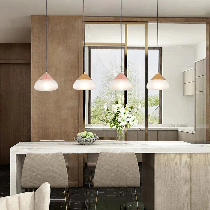 Nordic Postmodern Minimalist Glass Pendant Lights E27 Led Lamps For Living Room Kitchen Bedroom