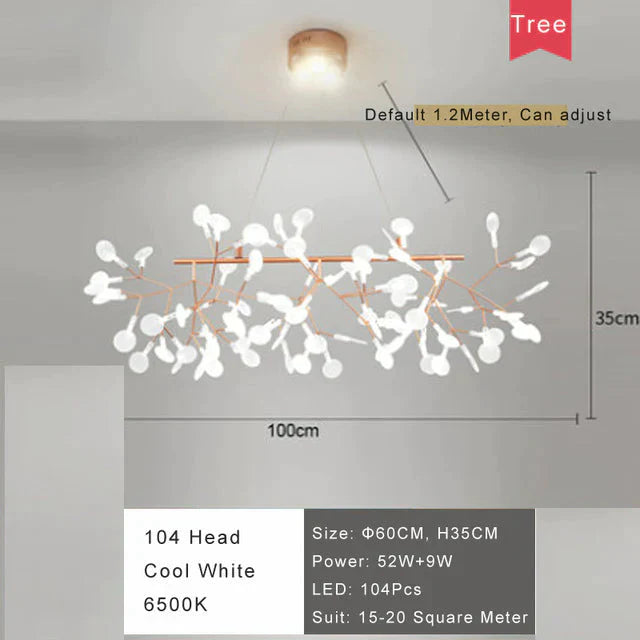 Art Decorative Olive Branch Pendant Europe Style Led Hanging Lights Leaves Foyer Parlor Lobby Cafe