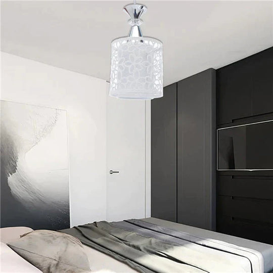 Modern Crystal Iron Led Ceiling Light Fixtures Chandelier Pendant Lamp For Dining Room Kitchen
