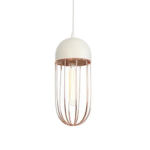 American Creative Simple Pendant Light E27 Led Rose Gold Hanging Lamp For Living Room Bedroom Study