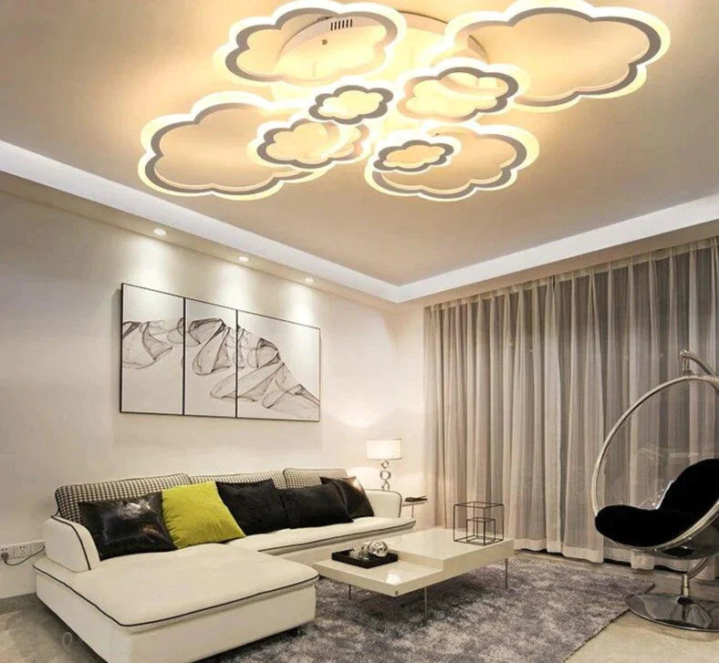 Remote Control Dimming Led Ceiling Lights Lamp For Living Room Bedroom Deckenleuchten Modern