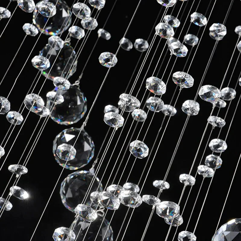 Vintage Europe Chandelier Modern Crystal Lamp With Gu10 5 Lights Royal For Bedroom Living Room