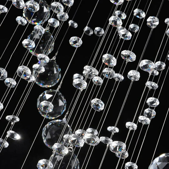 Vintage Europe Chandelier Modern Crystal Lamp With Gu10 5 Lights Royal For Bedroom Living Room
