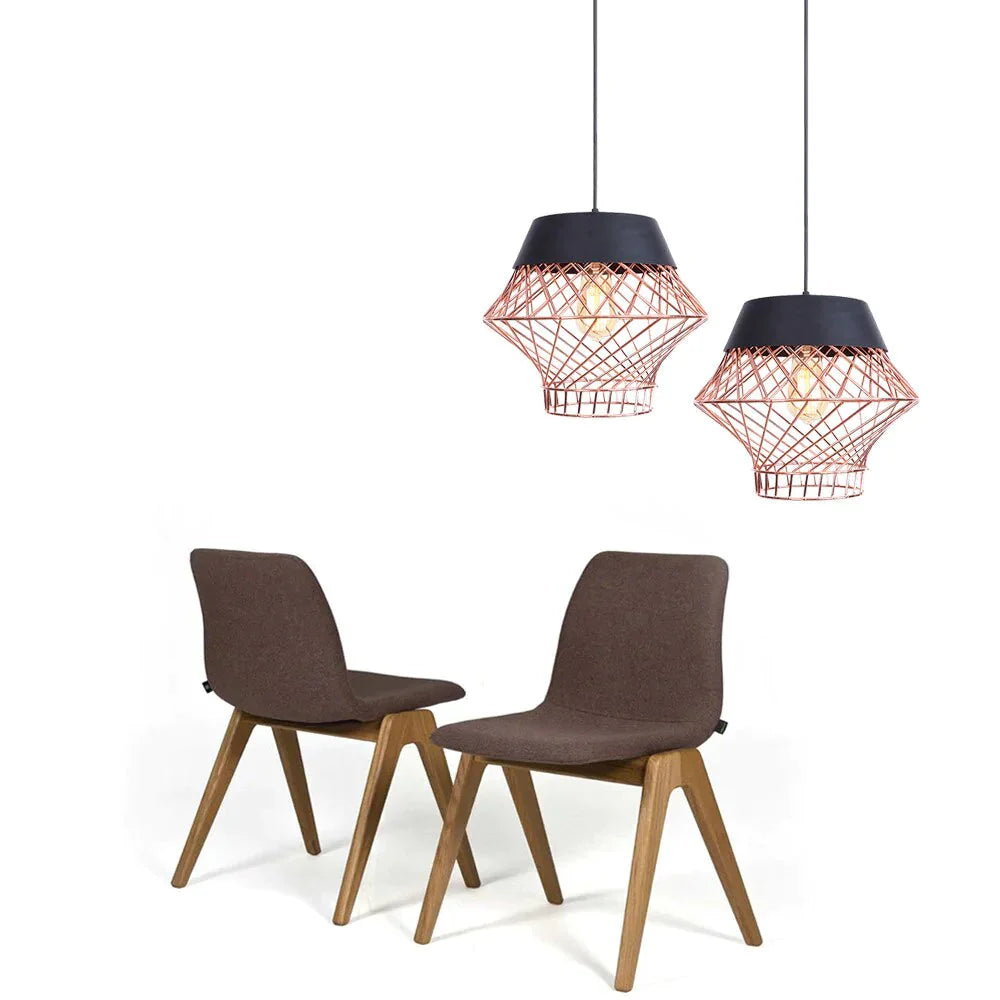 Retro Industrial Creative Iron Hanging Lamps E27 Pendant Lights For Living Room Bedroom Bedside