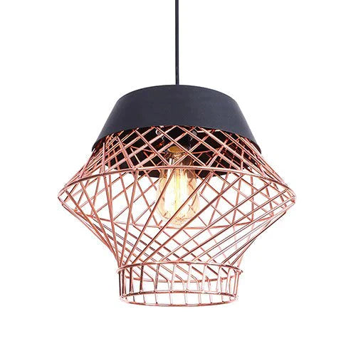Retro Industrial Creative Iron Hanging Lamps E27 Pendant Lights For Living Room Bedroom Bedside
