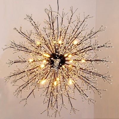 Dandelion Fireworks Modern Pendant Ceiling Lamps Loft For The Kitchen Led Lights Hanglamp Hanging