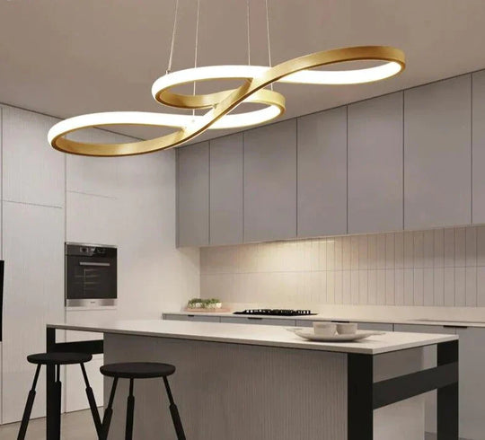 Modern New Creative Pendant Lights Led Kitchen Aluminum Silica Suspension Hanging Cord Lamp For