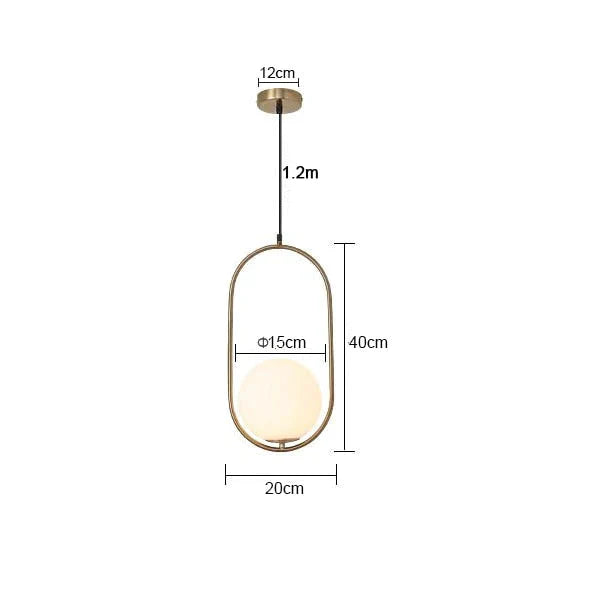 Modern Living Room/Bedroom/Minimalist/Restaurant Pendant Light Nordic Clothing Decoration Glass