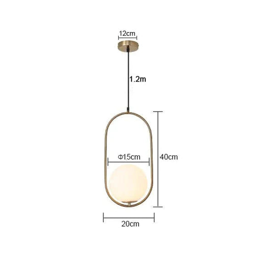 Modern Living Room/Bedroom/Minimalist/Restaurant Pendant Light Nordic Clothing Decoration Glass
