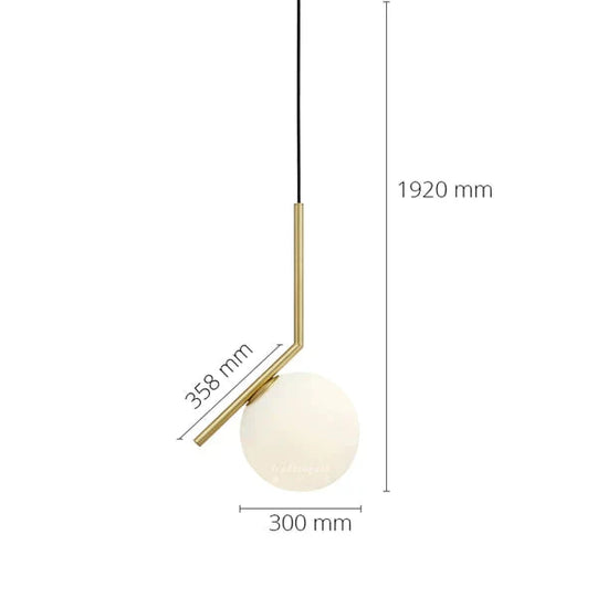 Modern Living Room/Bedroom/Minimalist/Restaurant Pendant Light Nordic Clothing Decoration Glass